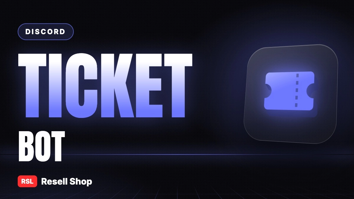 RSL Ticket System Bot: Discord Ticket Bot with Full Source